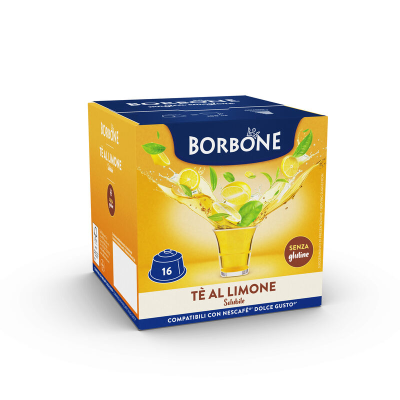 16 Capsulas Borbone Para Bebida Instantanea Sabor TÉ LIMÓN