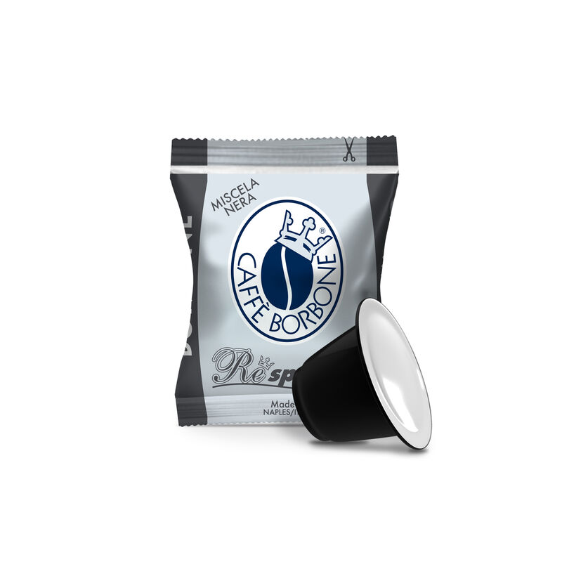 100 Cápsulas Borbone Compatible con cafeteras domésticas Nespresso®* Mezcla NEGRA