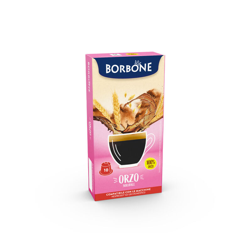 10 Capsules Borbone Orzo For INSTANT BARLEY